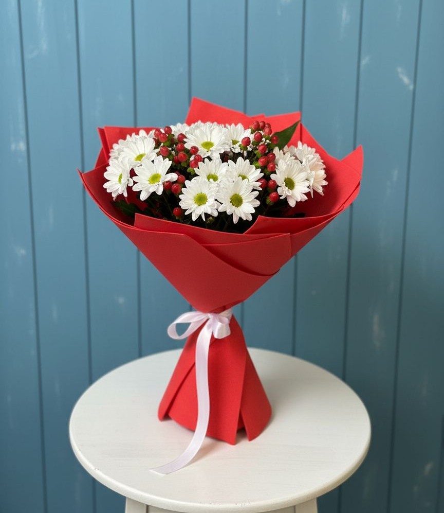 Букет цветов из: Хризантемы в Байкалово