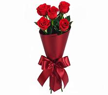 Букет 5 Красных роз Эдлесс Лав в Байкалово