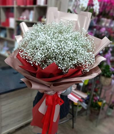 Букет цветов из: Гипсофила в Байкалово