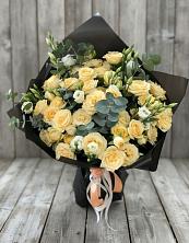 Букет цветов из:  Розы и Лизиантусы в Байкалово