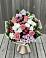 Букет цветов из: Альстромерии, Гвоздики, Розы и Хризантемы в Байкалово