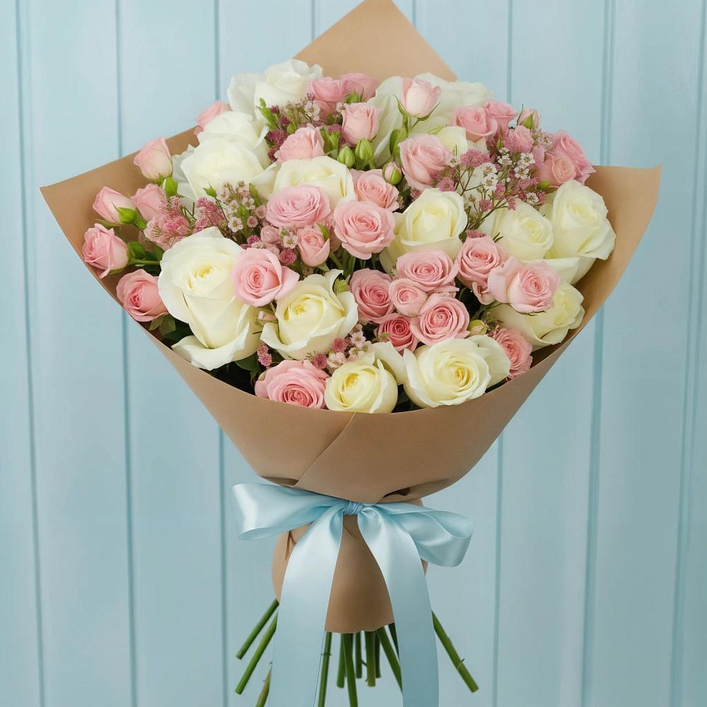 Букет цветов из: Розы в Байкалово