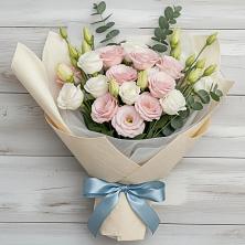 Букет цветов из:  Лизиантусы в Байкалово