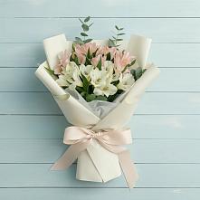 Букет цветов из:  Альстромерии в Байкалово