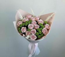 Букет цветов из:  Розы и Хризантемы в Байкалово