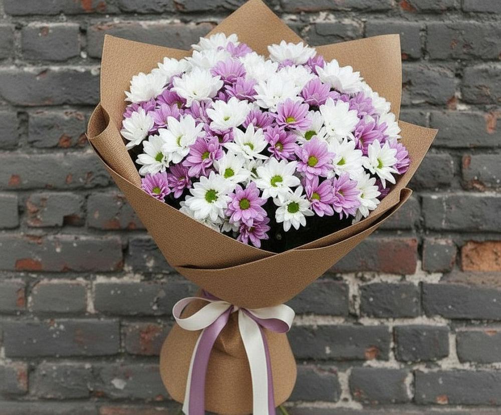 Букет цветов из: Хризантемы в Байкалово