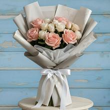Букет цветов из:  Розы #REPLACE_PRED# Байкалово