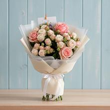 Букет цветов из:  Розы в Байкалово
